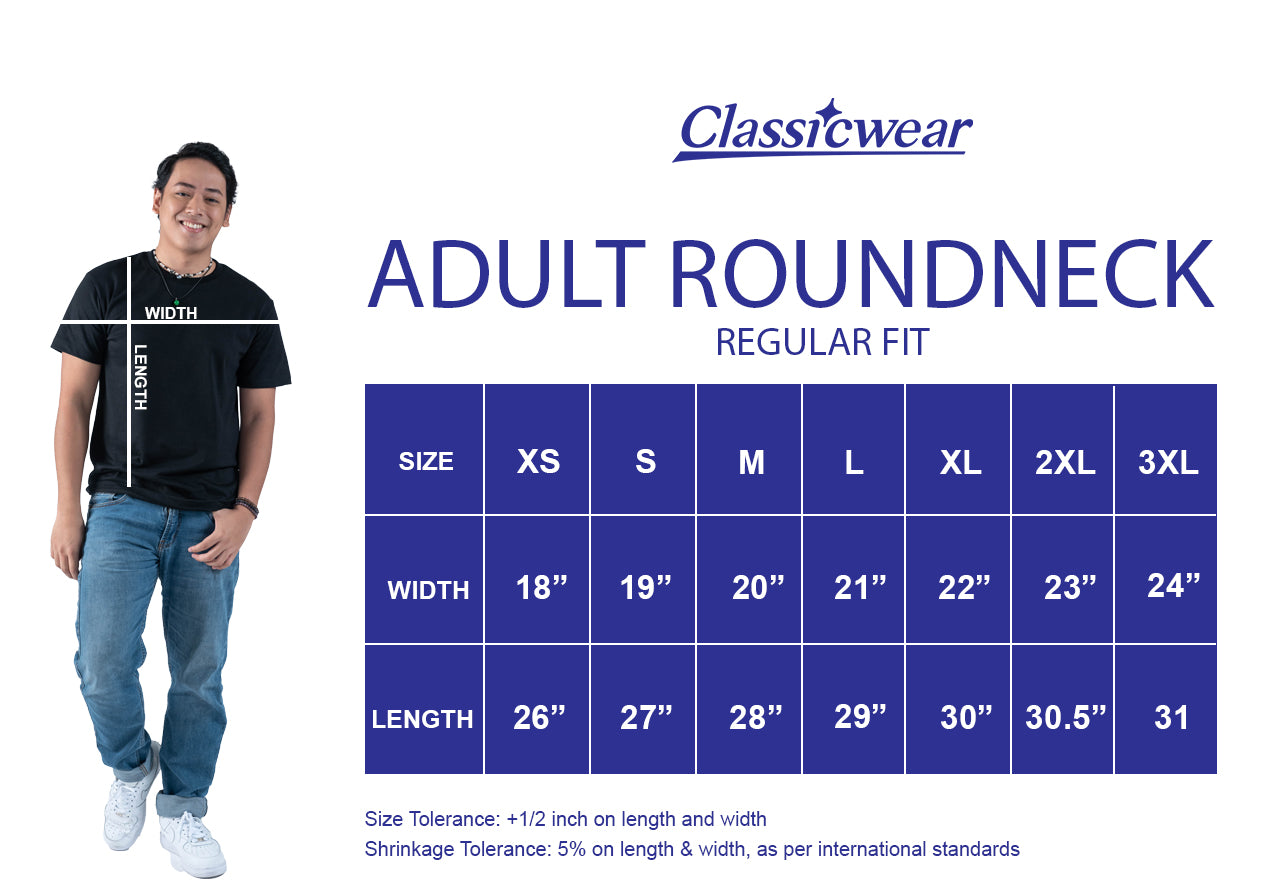 Classicwear Roundneck T-Shirt (MORE COLORS)